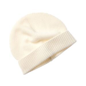 Sofiacashmere Jersey Cashmere Hat, White